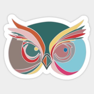 Owl 5 Sticker